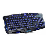 Teclado Usb Brobotix 420028 Ergonómico Iluminación Rgb /v