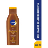 Bronceador Nivea Golden Bronze Resistente Al Agua Frasco Con