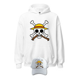 Buzo One Piece Saco Capota Hoodie Obsequio Gorra X