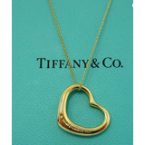 Cadena Tiffany Colgante Corazon En Oro De 18k Elsa Peretti