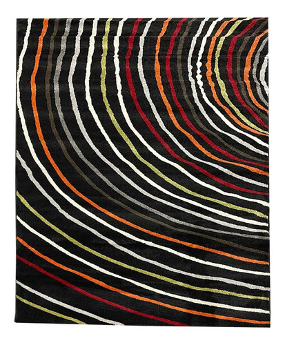 Alfombra Moderna Gris Oscuro 160x230 Sevilla Carpetshop