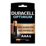 Duracell Optimum Aaa X6 - Pilas Alcalinas + Duración