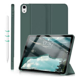 Funda Para iPad Air 4 Aoub Tríptico Ligera Con Soporte Verde