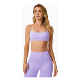 Conjunto Deportivo Mujer Crop 2 Piezas Yoga Gym Novy Fitness