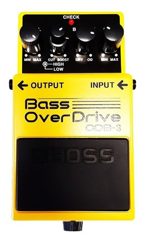 Pedal Boss Bass Overdrive Odb-3 Novo
