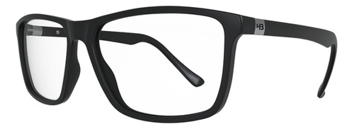 Óculos De Grau Hb Polytech 0367 Matte Black Demo