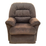 Sillon Reclinado Simple Semi Cama Confortable Mullida