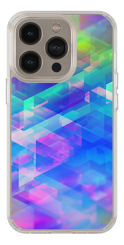 Funda Transparente Para iPhone  Diseños En Arcoiris )