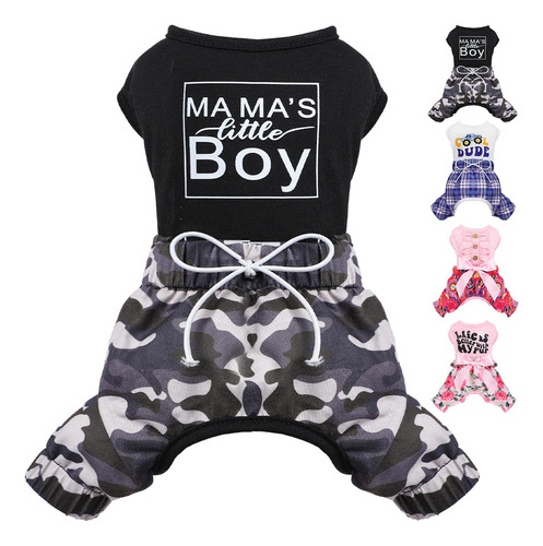 Pijama Para Perro, Ropa Para Perros Medianos, Overol  Top C