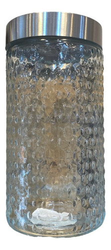 Frascos Cuadrados De Vidrio Con Tapa Hermetica 20cm