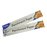 Pack 2 Parchment Paper P/ Hornear O Freidora De Charola *sk