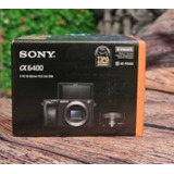 Cámara Sony Alpha A6400 Body,, 24,2 Mp, 4k, Wifi Y Bluetooth