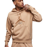 Hoodie Jordan Brand Ess Fleece Baseline-café Claro