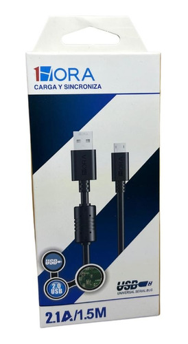 Lote 10 Pzs Cable V8 Micro Usb Uso Rudo 1.5m 1hora Cab031