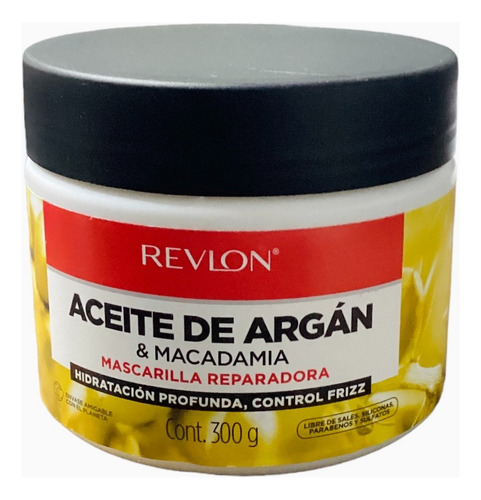 Revlon Mascarilla Reparadora De Cabello Aceite Argán 300g