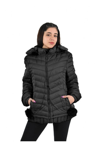 Campera Inflable Mujer Yd Corta Impermeable Invierno 80026 