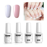 Vishine Kit De Manicura Francesa De Esmalte De Gel, Capa Bas