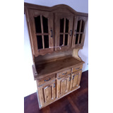 Mueble Vajillero Antiguo 2 Modulos Vendo X Mudanza Urgente