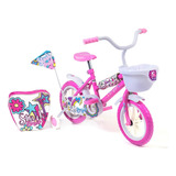 Bicicleta Urbana Infantil Stark Kids Smile R12 S Freno Contrapedal Color Rosa  