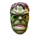 Mascara De Hulk Con Luces Alrededor De Los Ojos Avengers Color Verde