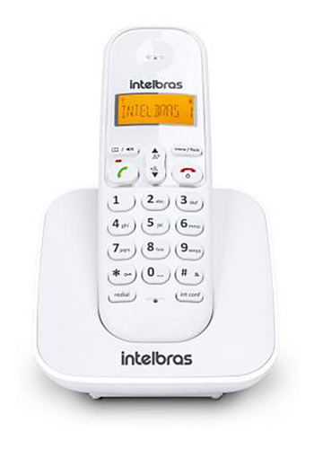 Telefone Sem Fio Intelbras Ts 3110 Preto Luminoso Dect 6.0 