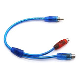 Cable Y 2hembra 1 Macho Para Audio Subwoofer Sonido Auto