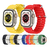 Correa Silicona Compatible Con Apple Watch 38mm- 40mm - 41mm