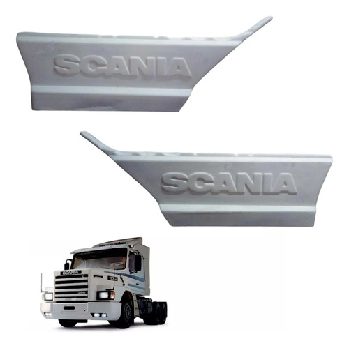 Par Tapa Estribo Pega Chinelo Para Scania T 112 T 113 Bicudo