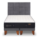 Cama Europea Súper King Premium + Respaldo Támesis 