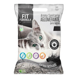 Fit Formula Carbón Arena Aglomerante Para Gatos 10 Kg