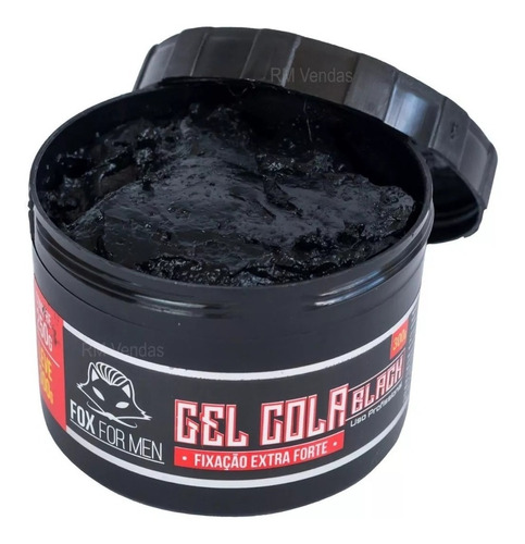 Gel Cola Black Preto Fox For Man Pigmentado 1 Un Promoção