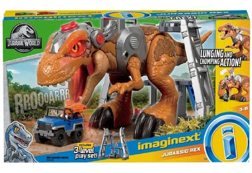 Imaginext Dinosaurio Gran T-rex Mega Jurassic World 80 Cm 