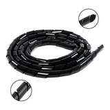 Tubo Espiral Flexible Porta Cable 30 Mm X 1.5m Color Negro