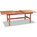 Mesa Extensible Exterior Jardin Madera 1.50 A 2.20 Ecomadera