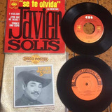 Javier Solis 2 Acetatos Se Te Olvida Y Disco Póster Vinilos