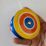 Yoyo Juguete Mexicano Destreza Artesanal De Madera Colorido 