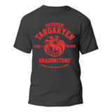 Remera Game Of Thrones Targaryen Negra