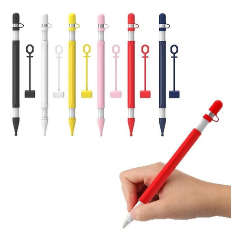 Silicona 4en1 Compatible Con Lapiz Apple Pencil