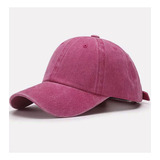 Gorra Prelavada Vintage Bordo Mujer Y Hombre