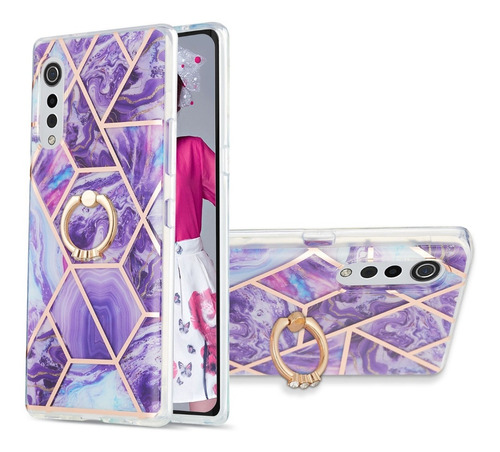 Funda De Mármol Para LG Velvet 4g 5g/g9 Terciopelo