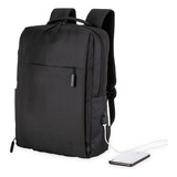 Mochila Nylon 31 Litros Com Usb Escola Notebook 