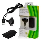 Carregador E Bateria Controle Xbox 360 Feir Fr-302 12000 Mah