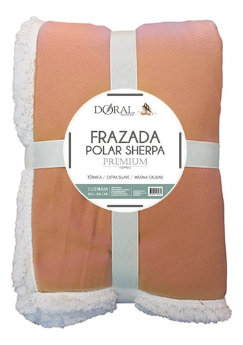 Frazada Polar Sherpa Premium Lisa 1,5 Plaza - Doral