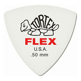 Jim Dunlop Flex Triangle Púa De Guitarra Roja De 50 Mm, 72