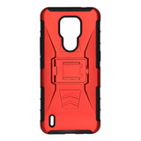 Funda Moss Uso Rudo 3 En 1 Colores Para Motorola Moto E7