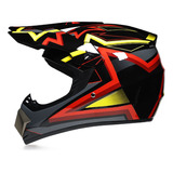 Casco Para Motocross Certificado Dot + Abs Gogles + Regalo