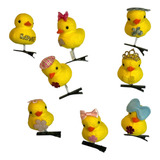 Pack X20 Pollitos Patito C/accesorios Kawaii Hebilla Tiktok 