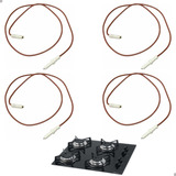 Kit 4 Eletrodos - Vela Cooktop Fischer 4 Bocas 1519 Original