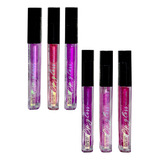 Pack 3 Lip Gloss Cuadrado Flower Secret Colores Variados