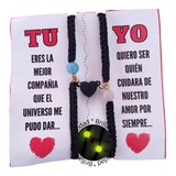 Pulseras Duo Iman Negro Amor Pareja Amistad Se